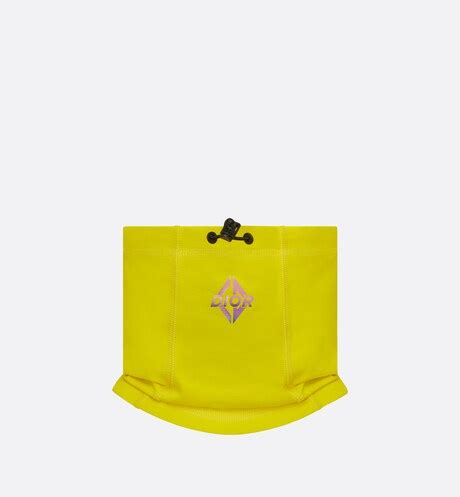 christian dior warmer|Neck Warmer Yellow Technical Fabric .